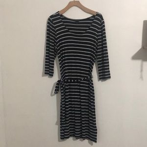 Belted t-shirt dress